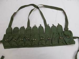 vintage military ammo belt