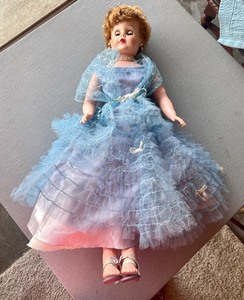 lot 2 image: 1950s Sweet Rosemary Vinyl Doll -Deluxe Toys 30 251  a-e