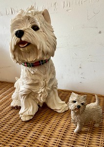 lot 10 image: Pair of Terrier Dog Statues