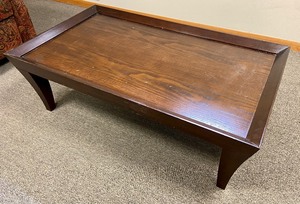 lot 40 image: Solid Wood Rectangular Coffee Table
