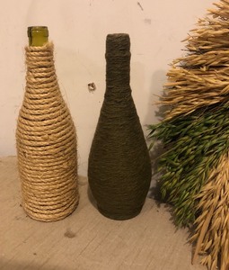 lot 84 image: Twine Wrapped Bottles and More
