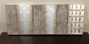 lot 170 image: Metallic Abstract Canvas Print