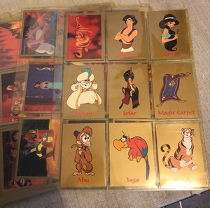 lot 187 image: Lot of Aladdin Trading Cards