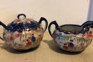 lot 193 image: Mug, Cream, and Sugar Serving Lot