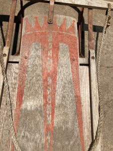 lot 199 image: Vintage Sled and Saw