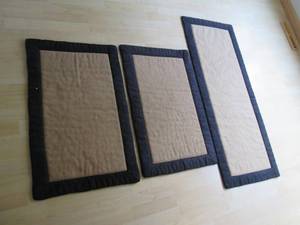 lot 20 image: (3) Padded Floor Mats...
