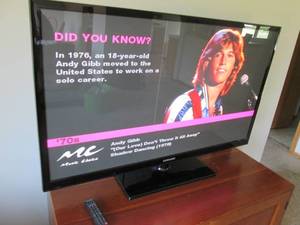 lot 27 image: 50 Samsung Television With Remote...
