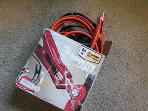 lot 42 image: 16 FT. 6GA Booster Cable...
