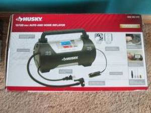 lot 46 image: Husky 12120V Auto & Home Inflator ...