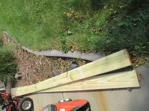 lot 59 image: (2) 10 Patio Deck Boards...
