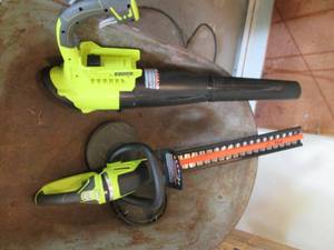 lot 102 image: Ryobi Leaf Blower & Trimmer Looks ...
