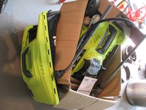 lot 110 image: Ryobi 16 Electric Lawnmower With I...