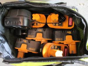 lot 112 image: Ryobi High Quality Carry Case With ...
