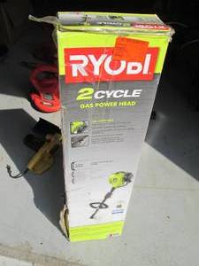 lot 70 image: Ryobi 2 Cycle Gas Powered Head Onl...