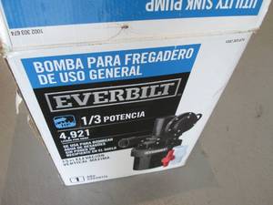 lot 75 image: Everbuilt 13HP Sink Pump...