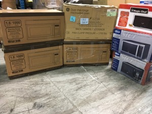 LOT OF MICROWAVES OVENS NOT INSPECTED CUSTOMER RETURNS
