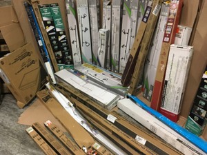 pallet of assorted lightning different models and sizes customer returns see pictures