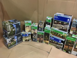 Assorted pallet with outdoor patio lights different stylesmodels See pics