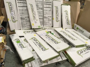 Assorted pallet with cap-a-tread flooring See pics