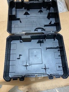 ASSORTED PALLET WITH 42 CASES OF BLACK SMALLER TOOLBOXES SEE PICS This product has no brand.
