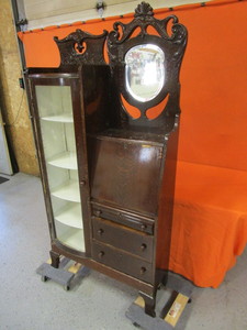 Vintage Dressing Cabinet 12x34x72
