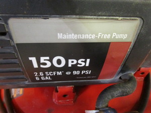 Porter Cable Pancake Air Compressor