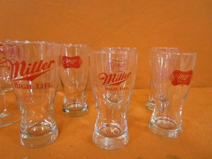 Miller Beer Glasses