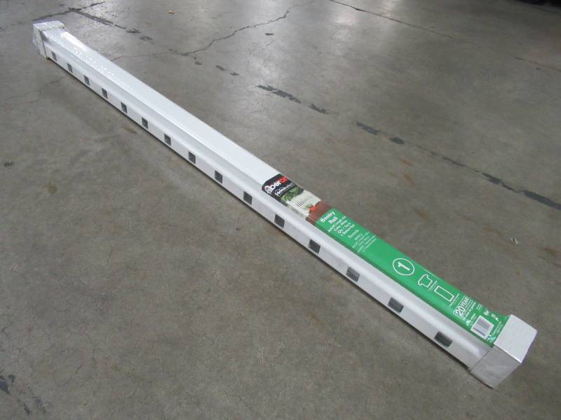 lot 278 image: Fiberon (Actual 3.5-in x 4-in x 6-ft) Sentry 2-Pack White Composite Deck Handrail RL PK 72IN SENTRY WH - NEW