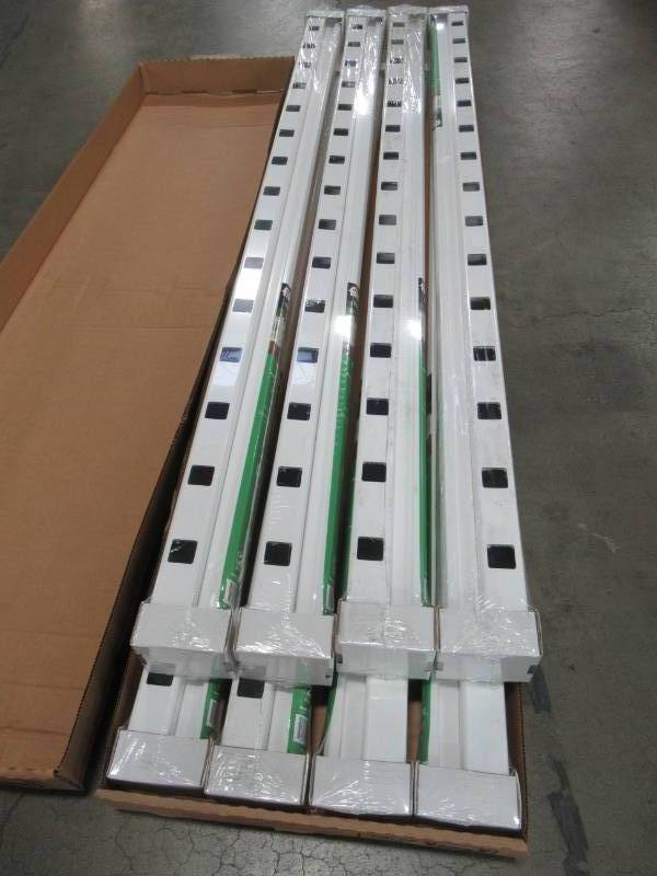 lot 299 image: 1 (CASE OF 8) Fiberon (Actual 3.5-in x 4-in x 6-ft) Sentry 2-Pack White Composite Deck Handrails RL PK 72IN SENTRY WH - NEW