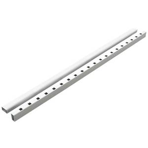 lot 113 image: Fiberon 8 Traditional White Composite Top & Bottom Deck Rail. RLPK96INFLATWH. NEW