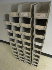 lot 307 image: AKRO BINS, STONE, PART# 30-234
