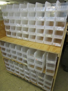 lot 310 image: AKRO BINS, CLEAR, PART#30-230