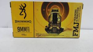 lot 13 image: Browning 9mm Luger 115gr
