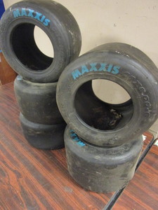 lot 428 image: MAXXIS GO-KART RACING TIRES