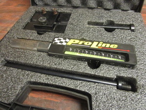 lot 465 image: PRO-LINE PROFESSIONAL CAMBER & LASER TOE SYSTEM, FOR RACING GO-KART WHEEL ALIGNMENT