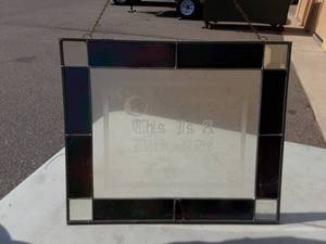 Framed Glass Artwork