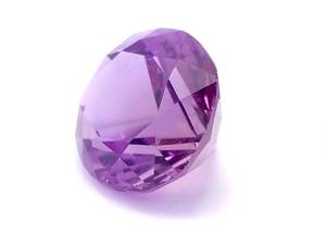 3.24 Carat Custom Round Cut Brazilian Amethyst Loose Gemstone