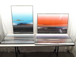 lot 50 image: Lot of 4 Metal Framed Tetsuro Sawada Serigraphs