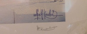 Les Kouba Boxcar, Bush & Deer Print