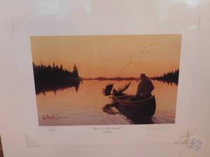 Les Kouba Moose Liver for Breakfast Print