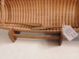 28 Hand Made Wood Canoe