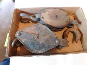 Antique Pulleys & Misc. Tools