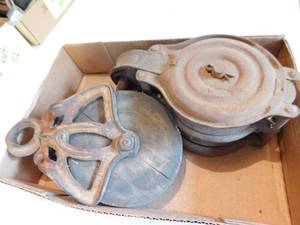 Antique Pulleys & Misc. Tools