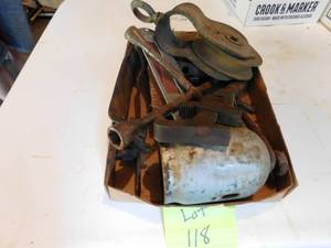 Metal Pulley & Misc. Tools