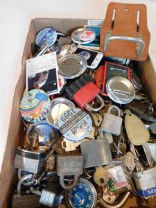 Box lot of Padlocks & Keys