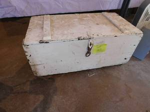 Wood Storage Chest Box