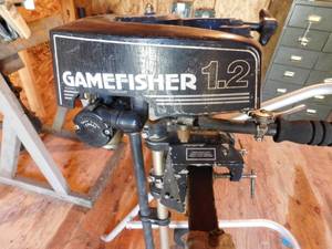 Game Fisher 1.2 HP Out Board Motor with Stand