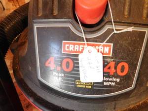 4 HP Craftsman ShopVac