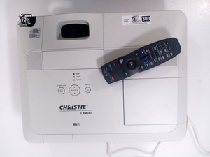 lot 300 image: Christie LW400 Projector (Works Includes Remote and Power cord)