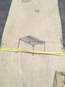 lot 6 image: Florence 16 ft. x 11 ft. Aluminum Pergola with Grey Frame and a Gray Canopy SEE PICS